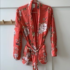Joie silk kimono jacket